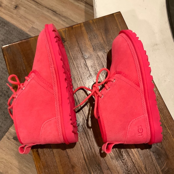 UGG Neumel II Water Resistant Chukka Boot Rock Rose Size 7 - Picture 8 of 9